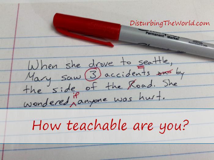 be teachable